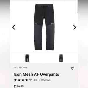 Icon Mesh AF Pants (Men’s L)
